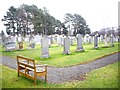 View SE across Alford cemetery