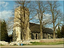 TL3753 : St. Helen: the parish church of Little Eversden by Robert Edwards