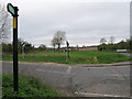 Footpath crosses St Margaret