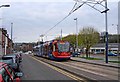 Sheffield Supertram No. 101 at Malin Bridge terminus