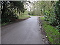 Byway and bridleway at road corner