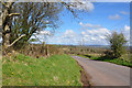 Beside junction north  east of Llangyndeyrn