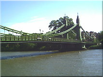 TQ2378 : Hammersmith Bridge W6 by Robin Sones