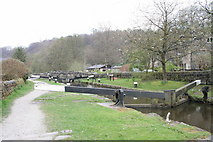 SD9524 : Rochdale Canal by Kevin Rushton
