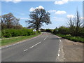 NT5079 : Minor road approaching Drem in East Lothian by James Denham