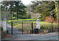 Iron gates on Corbar Road,  Buxton