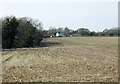 2009 : Maize stubble seen from Sweet Leaze Lane