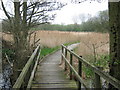 Boardwalk on Stour Valley Walk in Stodmarsh Nature Reserve