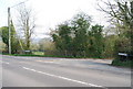 Foots Lane meets the A265, Burwash Common