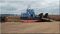 NH7867 : Cromarty Rose undergoing repairs. by Nick Ray