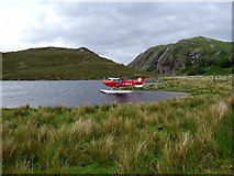 NG8060 : Float plane on Loch a' Mhullaich by Nick Ray