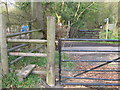 Footpath crosses St Clere Hill Road