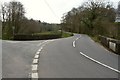 Brockham Bridge where the A39 passes the road to Clifton on its way to Blackmoor Gate.