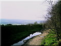 Track next to High Turnshaw Farm