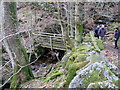 Footbridge and path