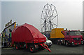 Fairground Equipment Storage Yard