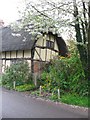 Gable End of Thatched Cottage in School Lane