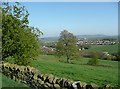 View towards Netherthong from a footpath near Oldfield