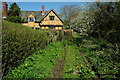 Half-timbered cottage in Moreton