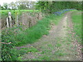 Footpath junction near Spilsill Court