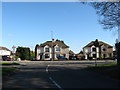 Looking toward houses at the junction of the A88 and minor road