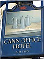 Sign for the Cann Office Hotel