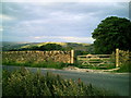 Gate to field adjacent to Sowdens Farm near Haworth