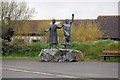 SW7821 : Statue of Michael Joseph the Smith and Thomas Flamank by Trevor Harris
