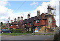 Large houses at the junction of Camp Hill & Richards Close, Chiddingstone Causeway