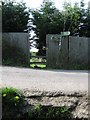 Footpath crosses Clapper Lane