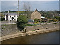 Riverbank seating area, near Colyton