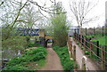 Footbridge across the Medway