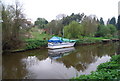 Boat moored on the River Medway