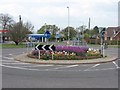 Colourful roundabout, Corfe Mullen