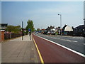 The Uxbridge Road, looking eastwards from bridge adjacent to the Hambrough Tavern