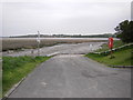 Stannah Country Park Slipway at low tide