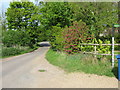 Footpath crosses Provender Road