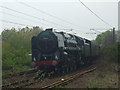 70013 Oliver Cromwell speeding Towards Norwich