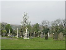 SE0234 : Oxenhope Cemetery - Hebden Bridge Road by Betty Longbottom