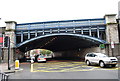 Tower Bridge Rd goes under the railway out of London Bridge Station