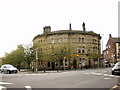 Building on the junction of Railway Street and Church Street