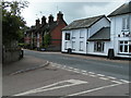 Houses and The Rolle Arms, East Budleigh looking towards Budleigh Salterton