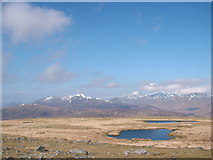 NN3164 : Lochans near the summit of Beinn aâ Bhric by Stephen Middlemiss