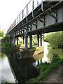 Steel girder bridge over the River Bure