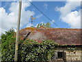 Duck weather vane on old barn at Wyndham Farm