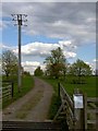 Leaving Exton by bridleway