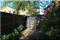 Kissing gate as the Tunbridge Wells Circular Path enters Southborough