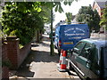 Boscombe, blue van