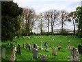 SS7112 : Rookery and gravestones, St James's Church, Chawleigh by Tom Jolliffe
