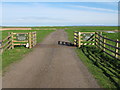 Entrance to Elmley Marshes Nature Reserve